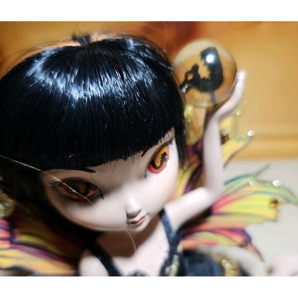The Ashton-Drake Galleries The Dragonling Darlings Matchbox  Jasmine Becket-Griffith Dragon’s Fire Fairy Figurine 2010 Ashton Drake Galleries